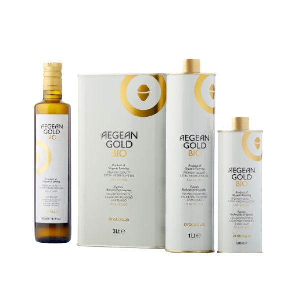 Aegean gold Huile d'olive Premium extra vierge biologique - I.G.P. Lesvos-Grèce